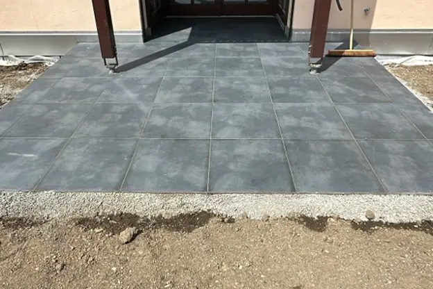 Ansicht neue Terrasse